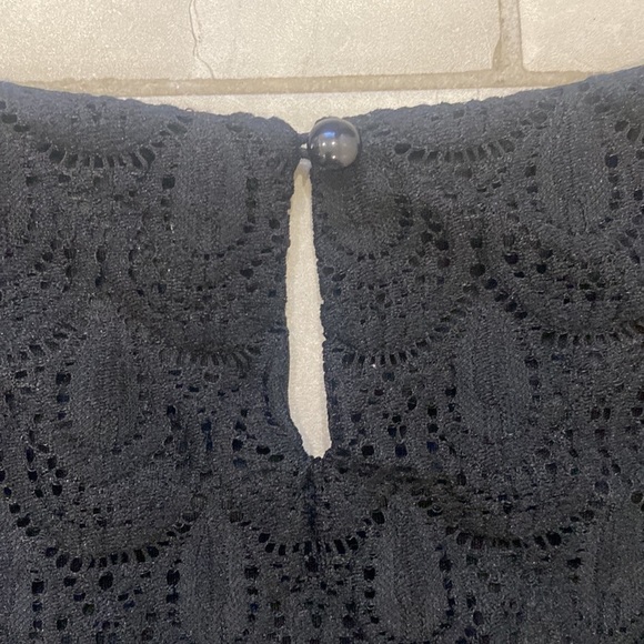 Black Lace Overlay Midi Dress - Picture 13 of 13